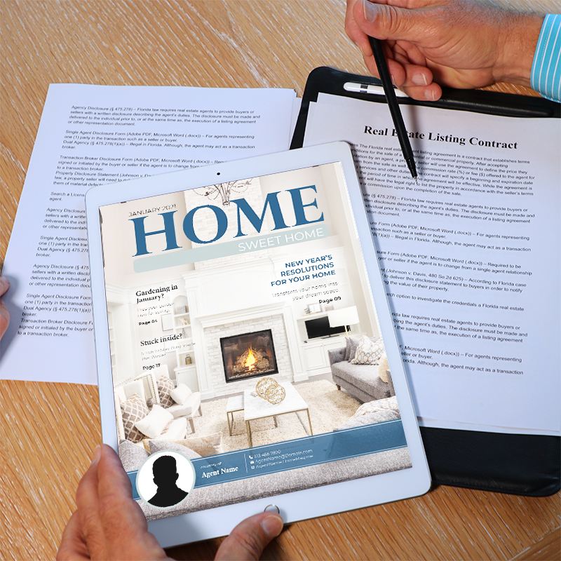 Listing Contract and a Digital Magazine