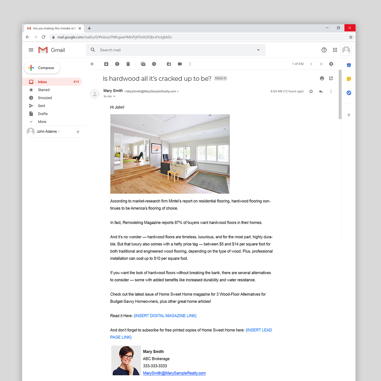 Email Template